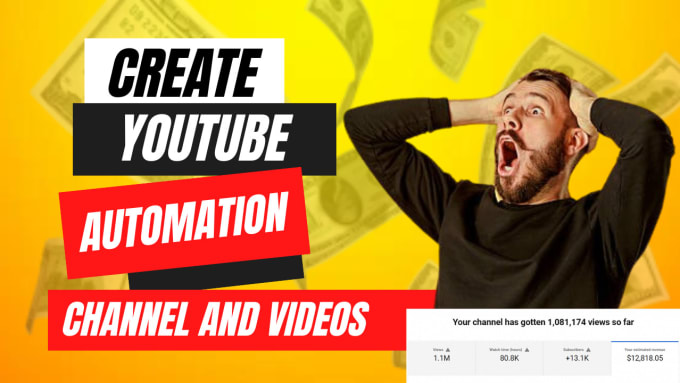 Gig Preview - Create youtube automation videos or do faceless cash cow videos