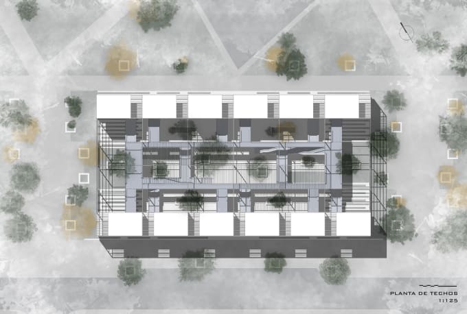 Gig Preview - Render architectural plans and drawings in photoshop