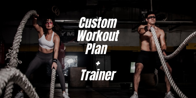 Gig Preview - Create personalized workout plans and be your trainer