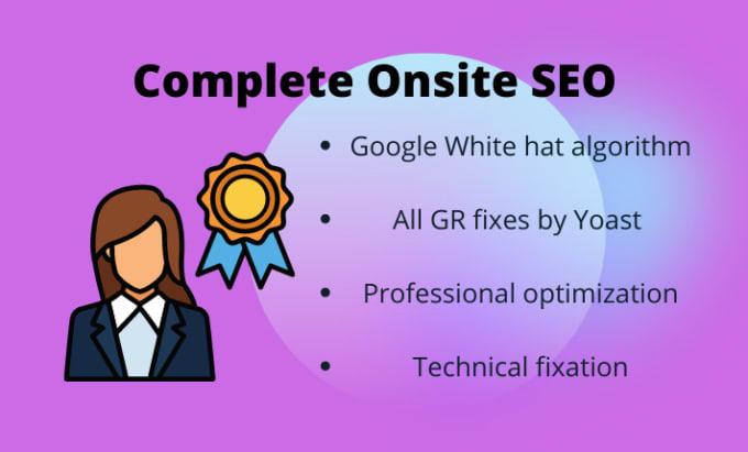 Gig Preview - Do complete onsite SEO fixes for wp, wix, shopify