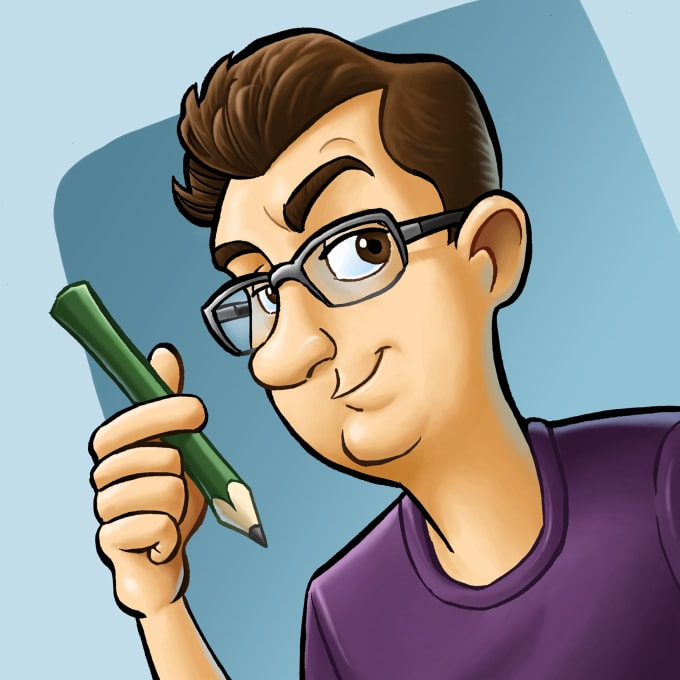 Gig Preview - Draw or create amazing cartoon avatar or cartoon logo