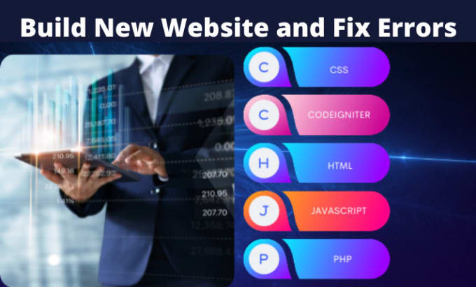 Bestseller - build a website with php laravel, codeigniter and fix errors