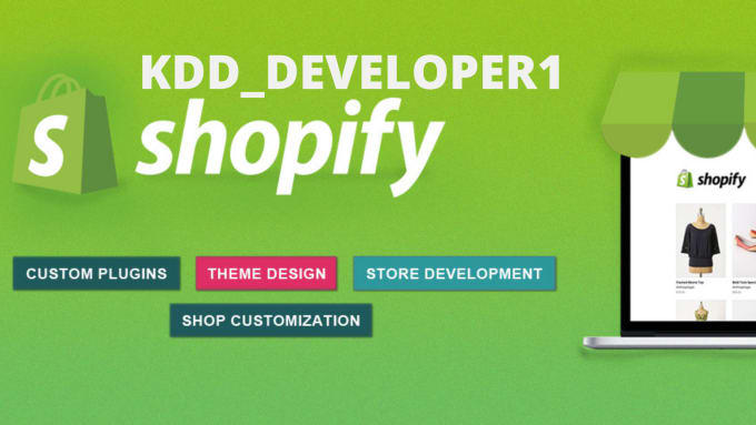 Gig Preview - Create shopify website, shopify dropshipping store or shopify store