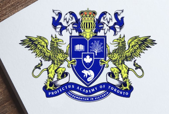 Gig Preview - Attractive coat of arms family crest heraldic logo design