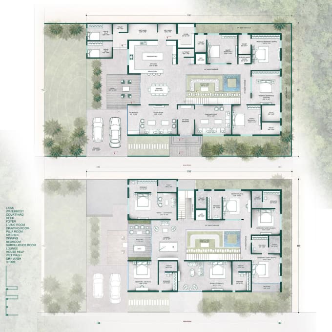 Gig Preview - Make 2d and 3d architectural drawings using autocad