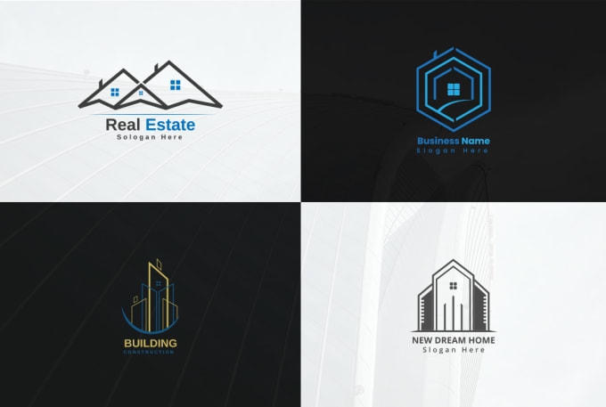 Gig Preview - Design logo for real estate, and construction businesses