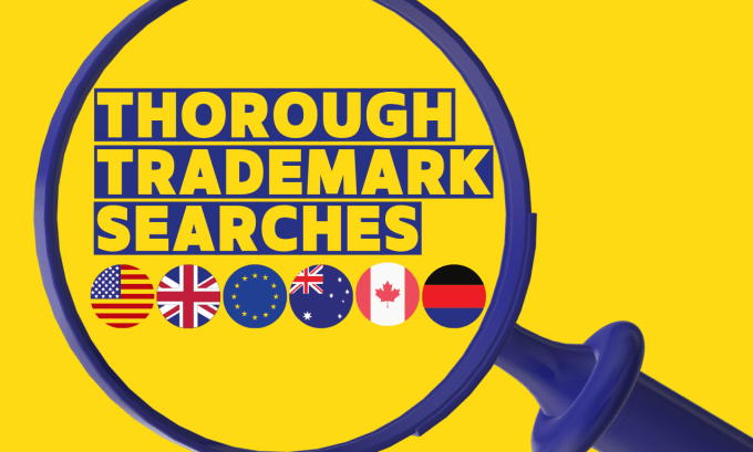 Gig Preview - Perform comprehensive trademark searches