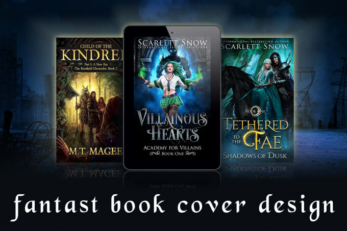 Gig Preview - Design a captivating best selling fantasy book cover for amazon kindle