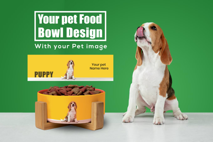 Gig Preview - Do pet,dog,cat food bowl design