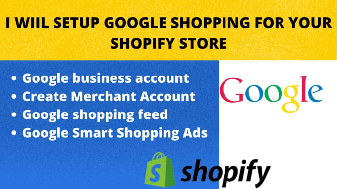 Gig Preview - Google shopping for shopify ecommerce shopping ads campaign