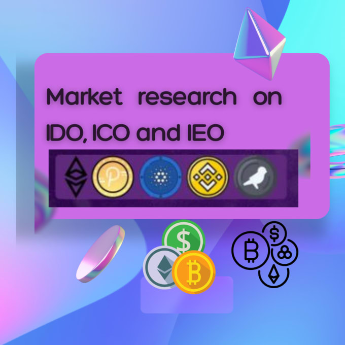 Gig Preview - Do crypto market research on ido, ico, and ieo launchpad