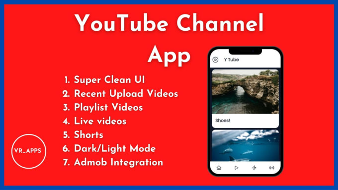 Gig Preview - Create you a youtube channel app