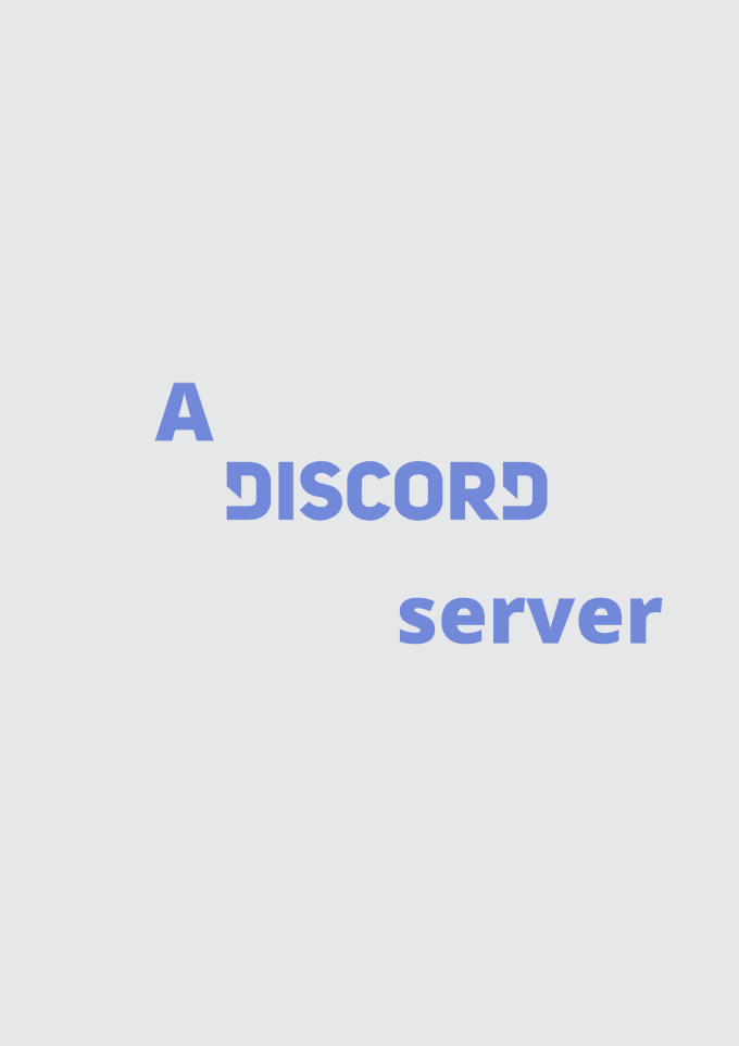 Gig Preview - Make you a discord server