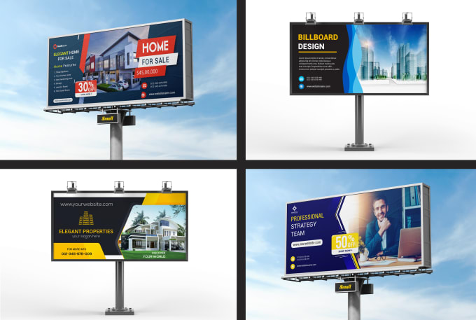 Gig Preview - Design billboards, yard signs, and signage for your business