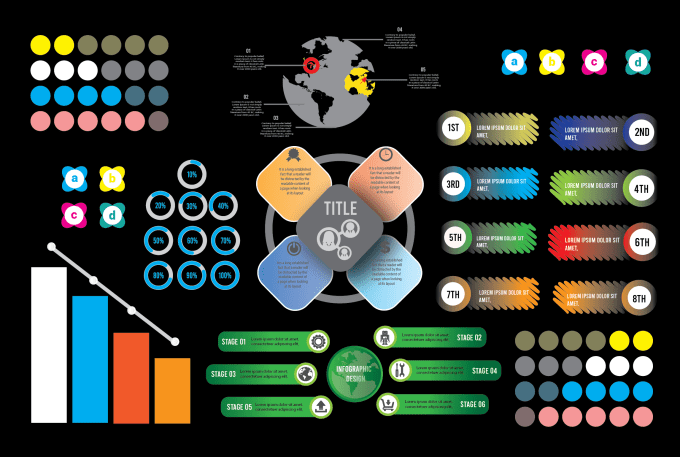 Gig Preview - Create roadmap, professional and modern  infographics