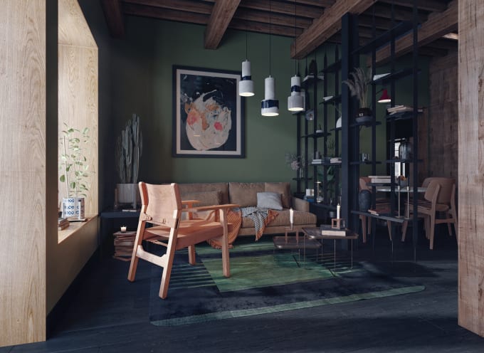 Gig Preview - Do interior design visualization, photorealistic rendering