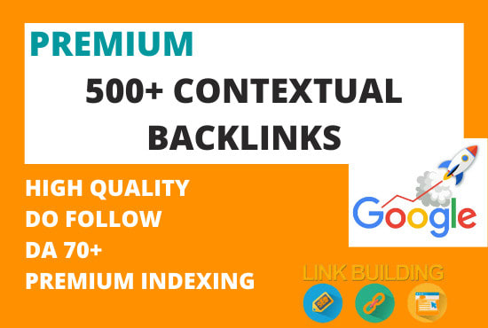 Gig Preview - Do the highest quality authority dofollow contextual backlinks, white hat