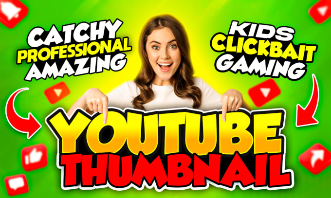 Bestseller - design catchy youtube thumbnail within 3 hours