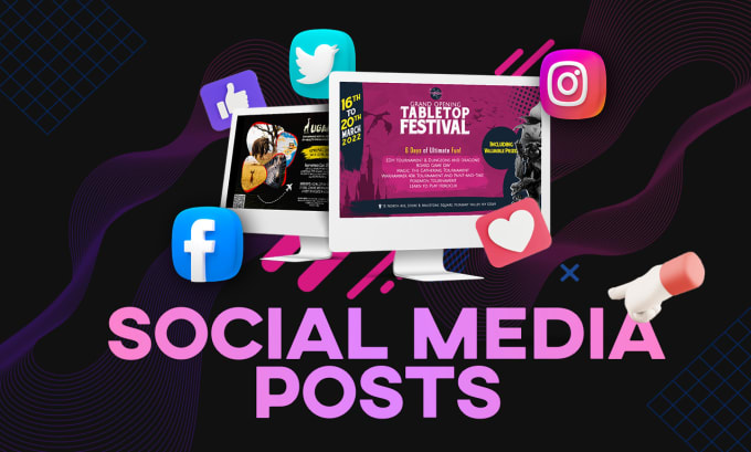 Gig Preview - Design social media posts and ads