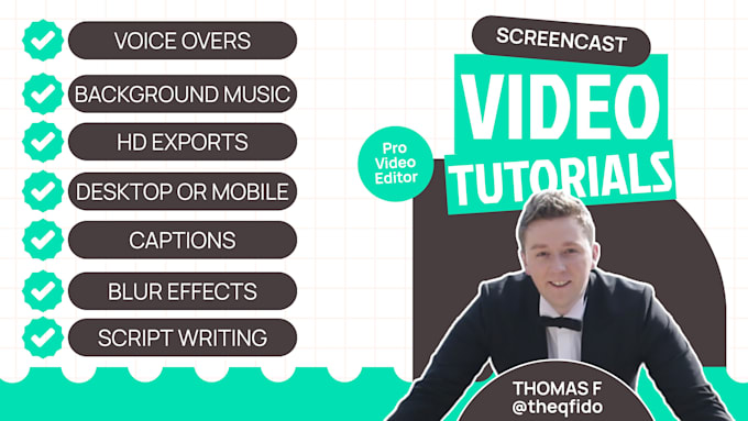 Gig Preview - Screencast app or website HD video tutorial or walkthrough