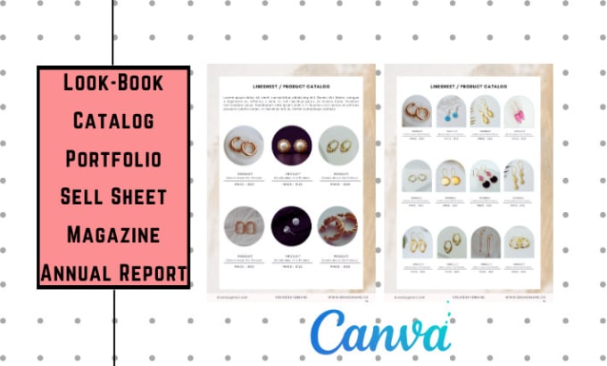 Gig Preview - Design lookbook, catalog, portfolio, line sheet, proposal on canva