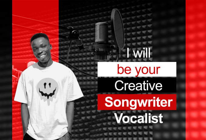 Gig Preview - Be your creative songwriter singer and vocalist male