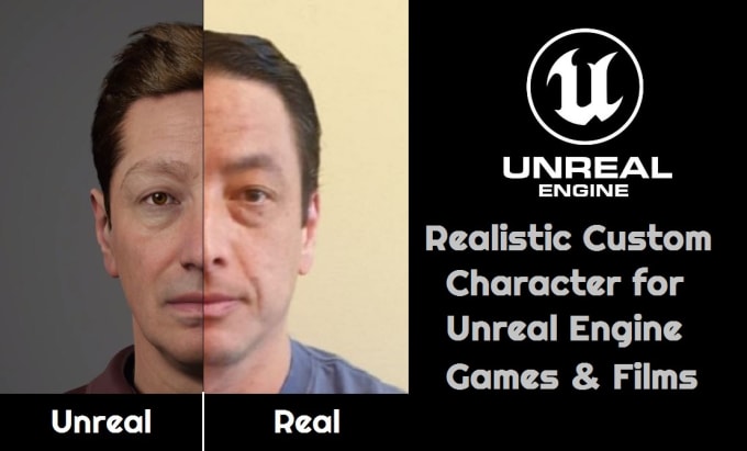 Gig Preview - Create realistic metahuman character with custom clothes for unreal engine game