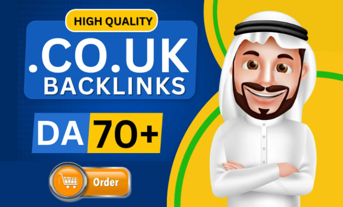 Gig Preview - Create high quality homepage co uk backlinks  da 50 to 70