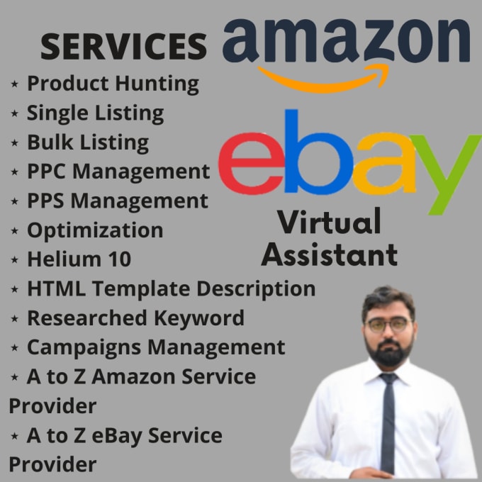 Bestseller - be your virtual assistant for amazon, ebay, shopify