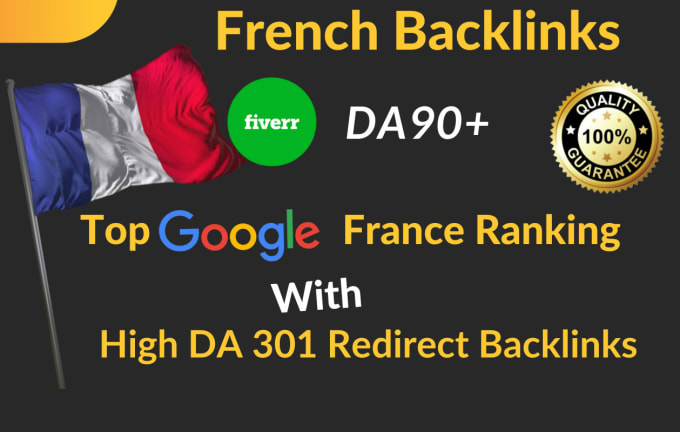 Gig Preview - Do da90 SEO french backlinks for google france local ranking