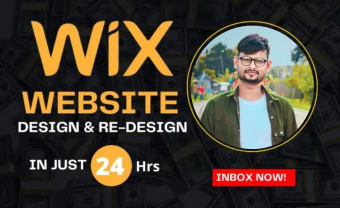 Gig Preview - Create wix website design, redesign and wix landing page