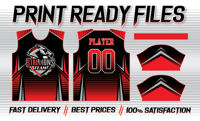 Gig Preview - Layout your jersey design into pattern fit file for printing