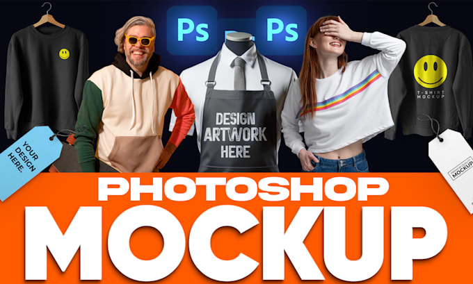 Gig Preview - Do clothing mockup l logo mockup or any photoshop mockup