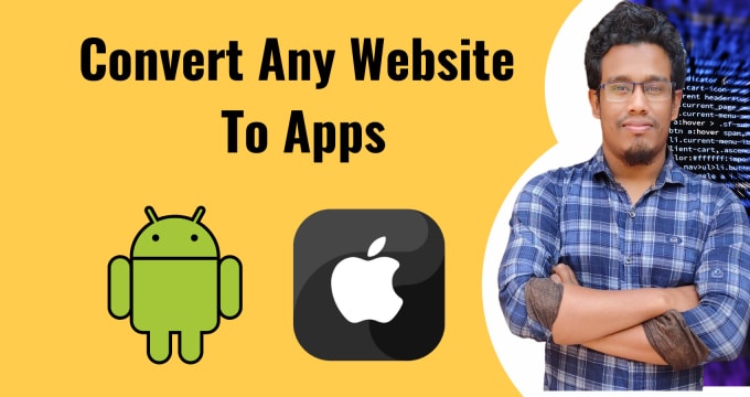 Gig Preview - Convert website to native ios or android app using webview