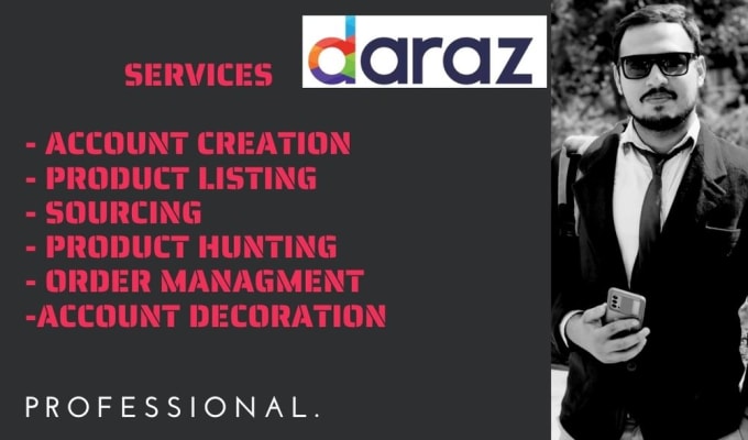 Gig Preview - Be your daraz virtual assistant a to z account management