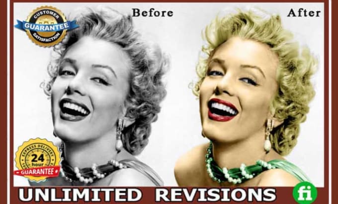 Gig Preview - Realistically colorize,turn black and white into color photo