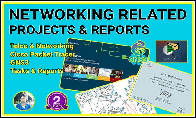 Gig Preview - Do ccna, and networking related projects in cisco packet tracer, and gns3