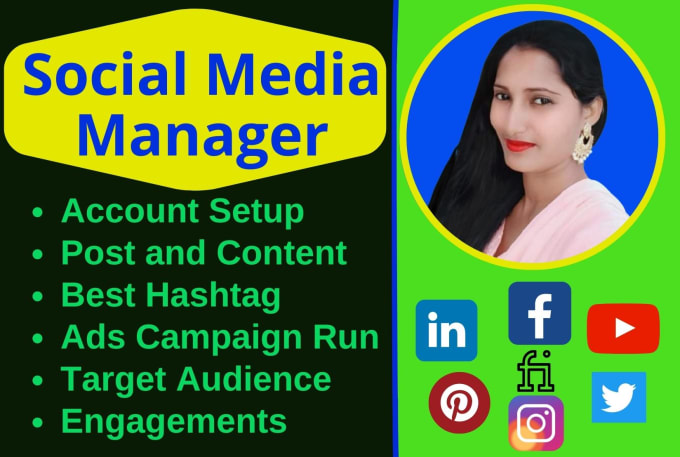 Gig Preview - Be your best social media marketing manager