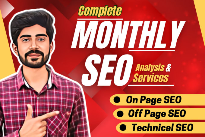 Bestseller - do complete website monthly on page technical and off page SEO backlinks service