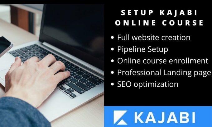 Gig Preview - Design your kajabi website and kajabi online course