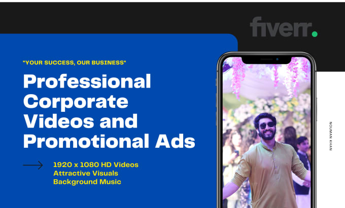 Gig Preview - Make professional corporate videos and promotional ads