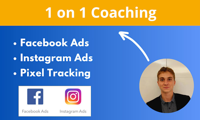 Gig Preview - Do 1 on 1 facebook ads coaching and training, meta ads, instagram ads