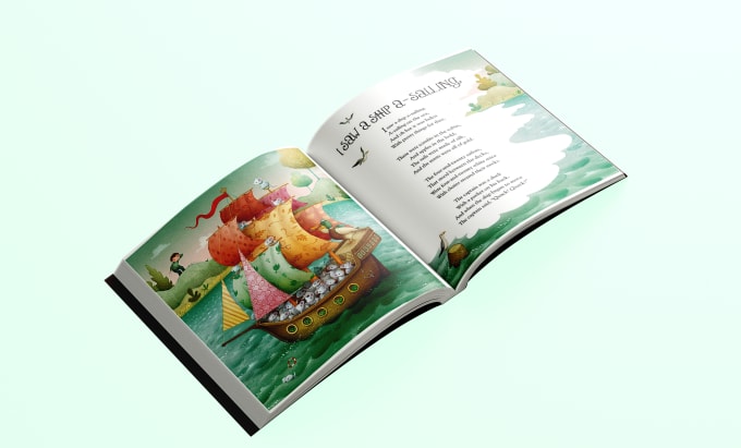 Bestseller - children book PDF formatting and layout design for KDP