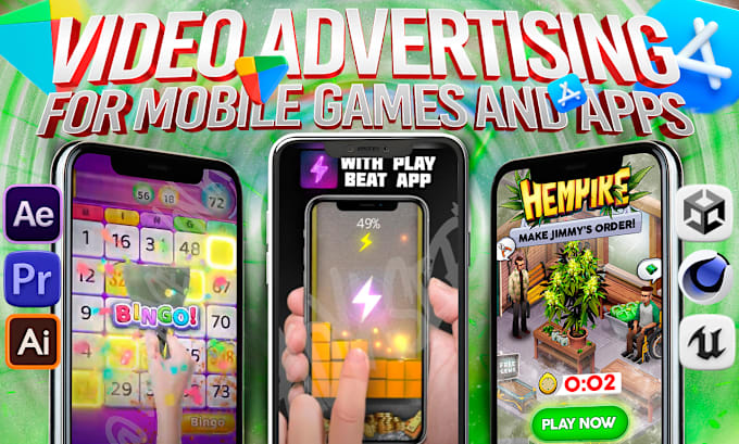 Bestseller - create video for mobile games and apps for google play and app store