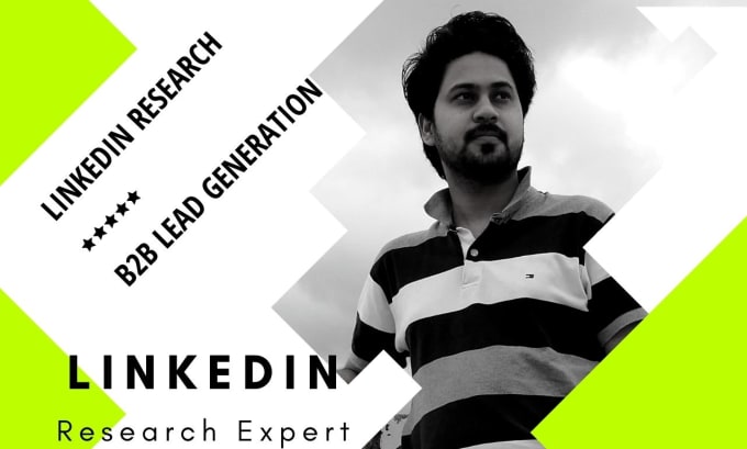 Gig Preview - Do targeted linkedin lead generation and b2b lead generation