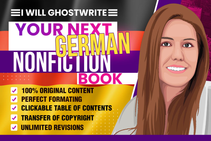 Gig Preview - Ghostwrite your nonfiction book or ebook in german, deutsch