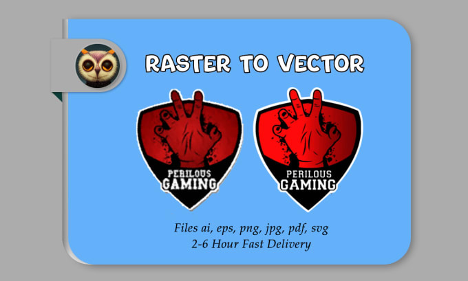 Gig Preview - Convert lower resolution raster graphics to clean high quality vector