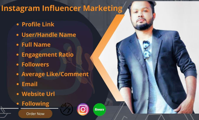 Gig Preview - Do instagram influencer marketing services for you