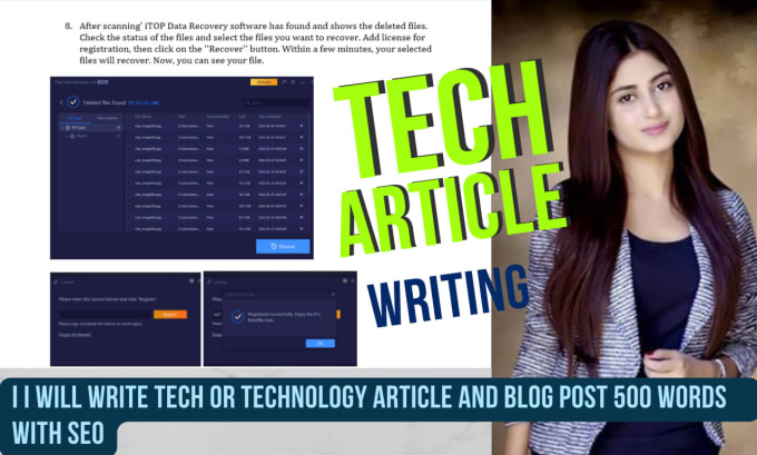 Gig Preview - Write tech or technology article and blog post 500 words with SEO