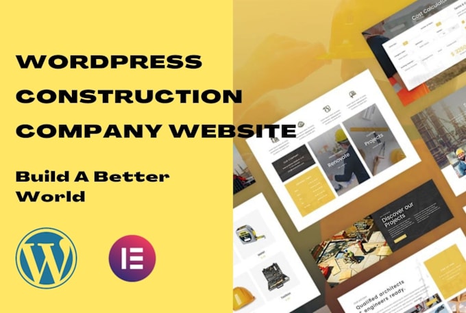 Gig Preview - Design wordpress website and landing page by elementor pro